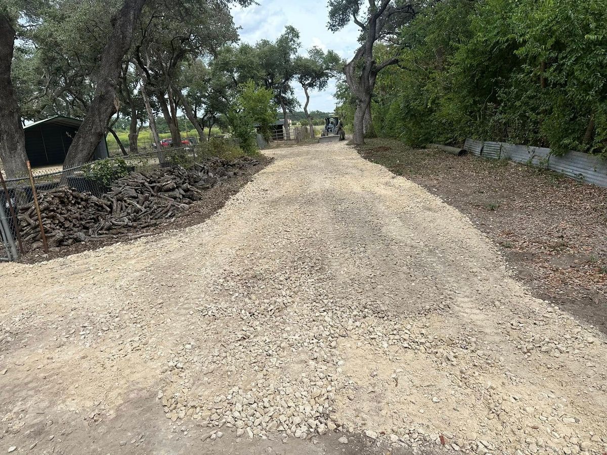 Dirt work and excavation- culverts, house pads, roads, etc. for CrossCut in Kempner, TX