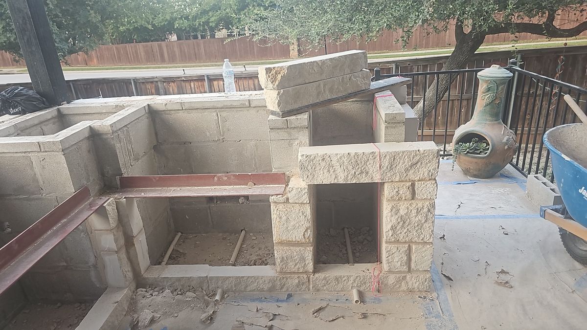 Stonework for Martin's Masonry & Landscaping in Leander, TX