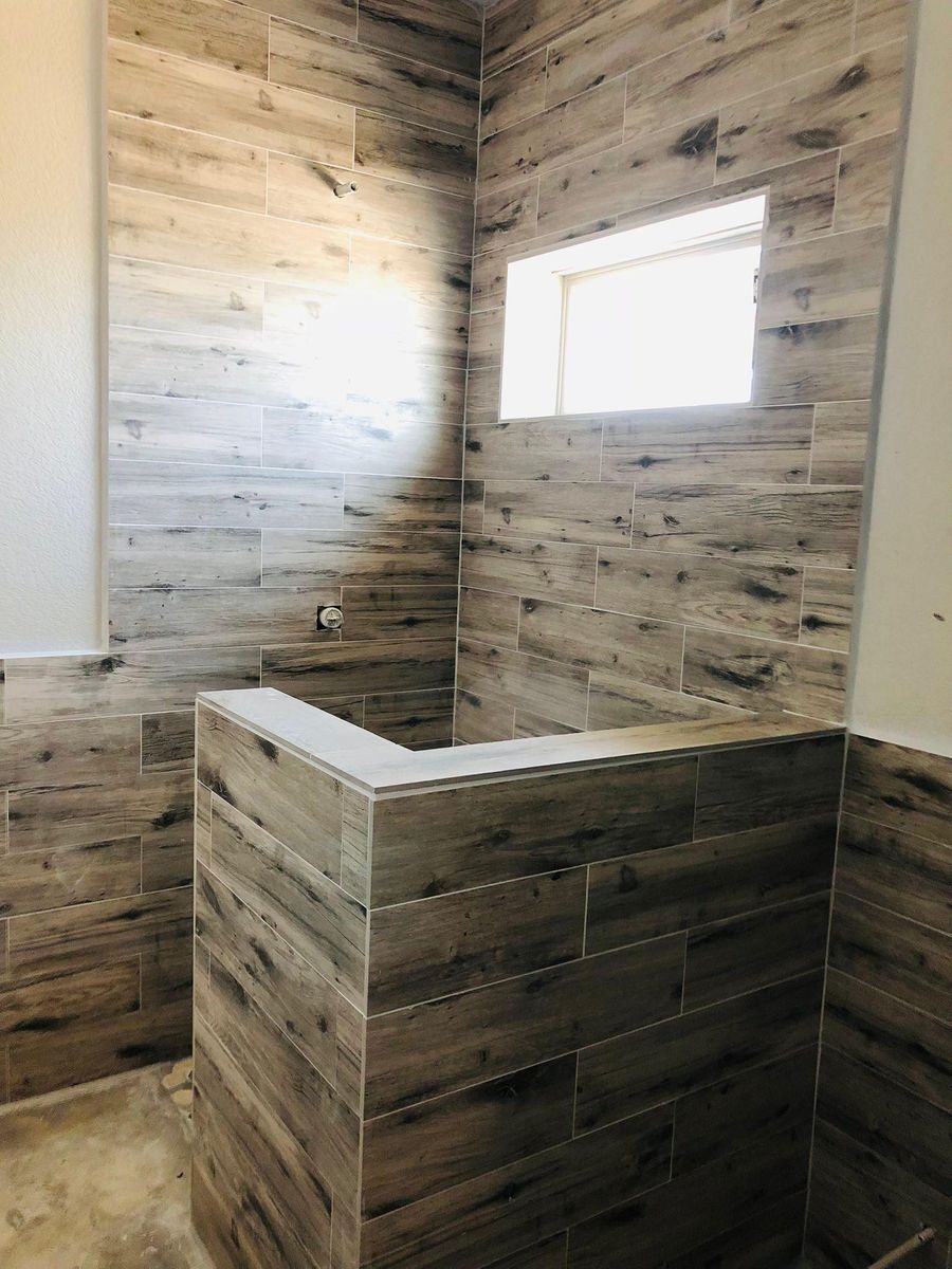 Bathroom Renovation for JD Custom in Bowie,  TX
