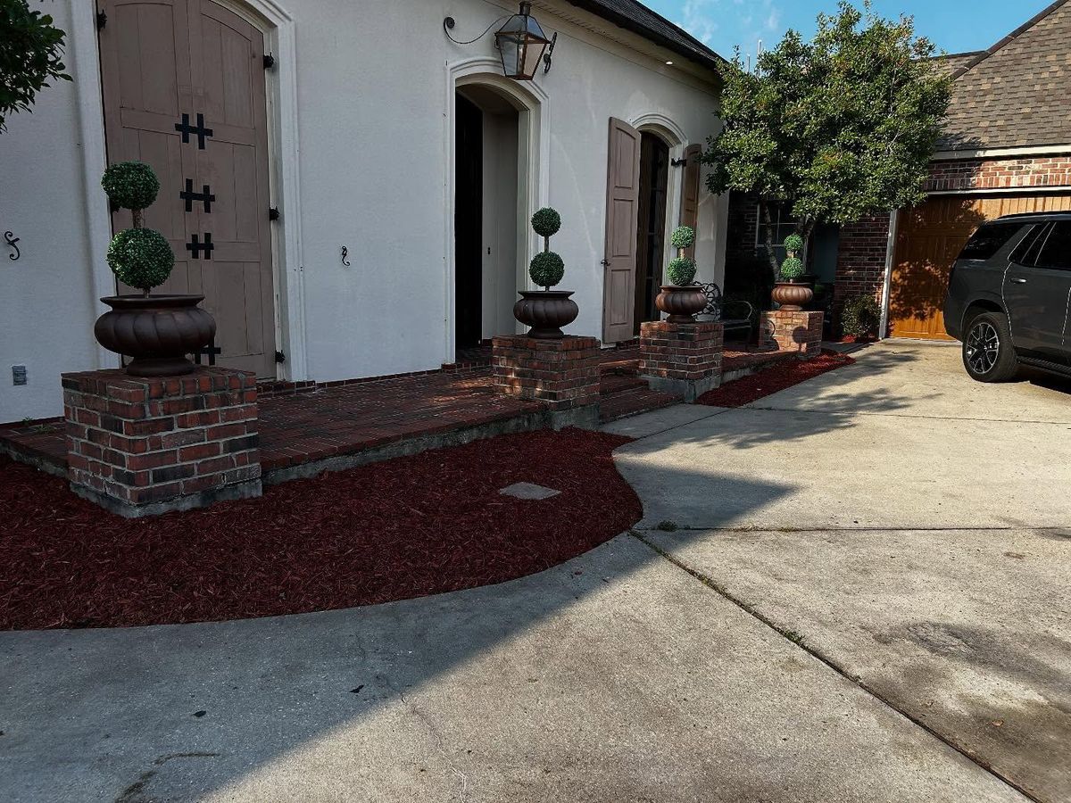 Flower Bed Installation for Jay C’s Touch Landscaping & Pressure Washing Services LLC in Marrero, LA