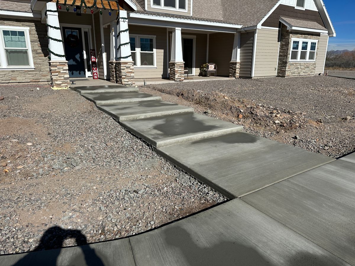 Stair Design & Installation for American Concrete Placement in Camp Verde, AZ