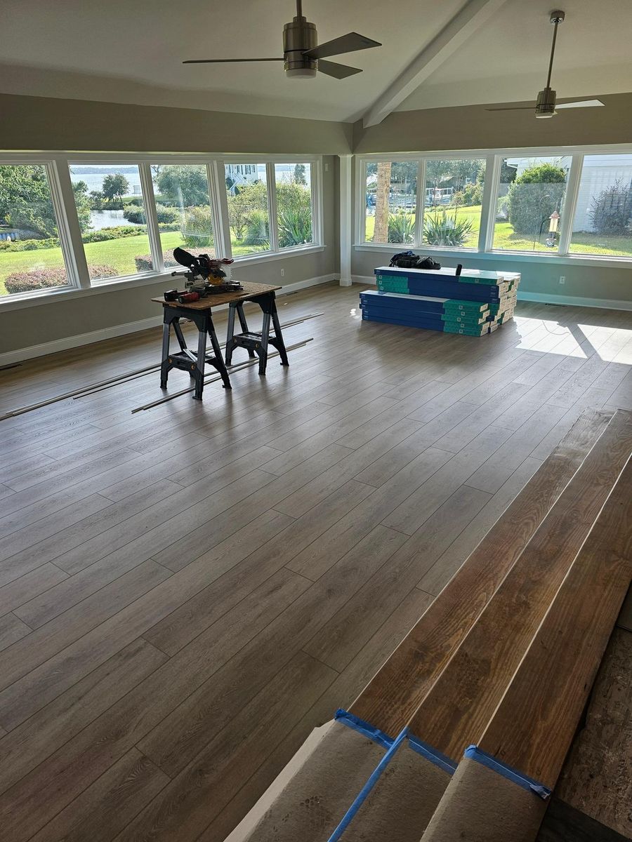 Kitchen Renovation for DL Construction & Flooring in Morehead City, NC