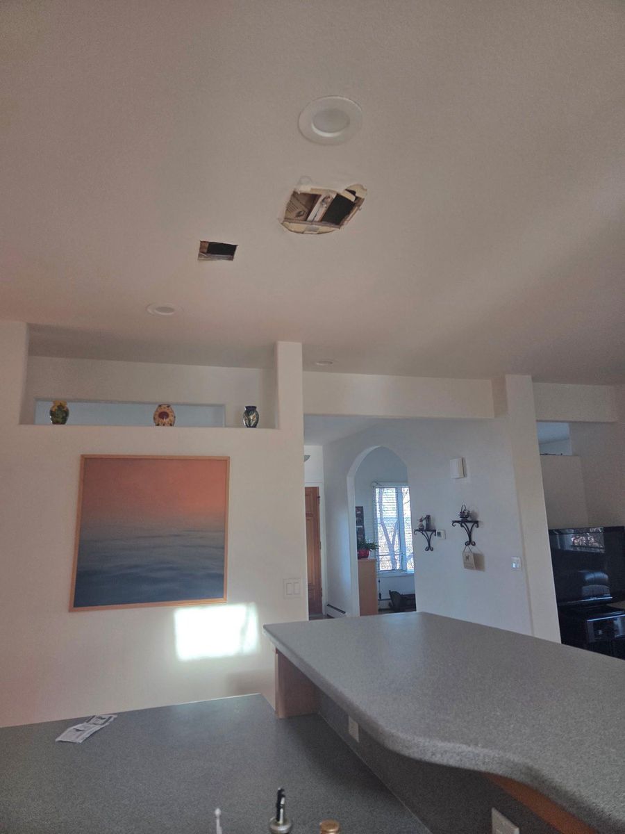 Water-Damaged Drywall & Ceiling Restoration for Patch Pros LLC in Denver, CO