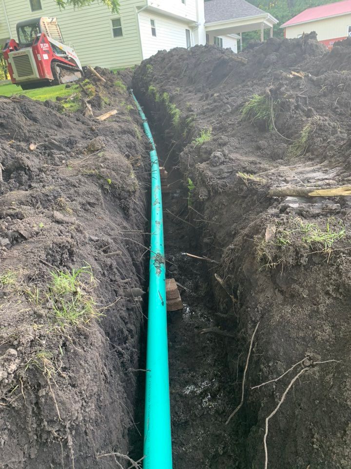  Drainage repairs for Haven Contracting in Edwardsville, KS