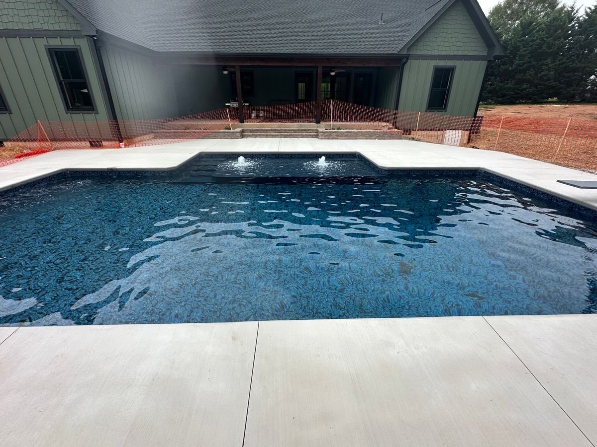 Custom Pool Design for ZRS Pools and Construction in Granite Falls, NC