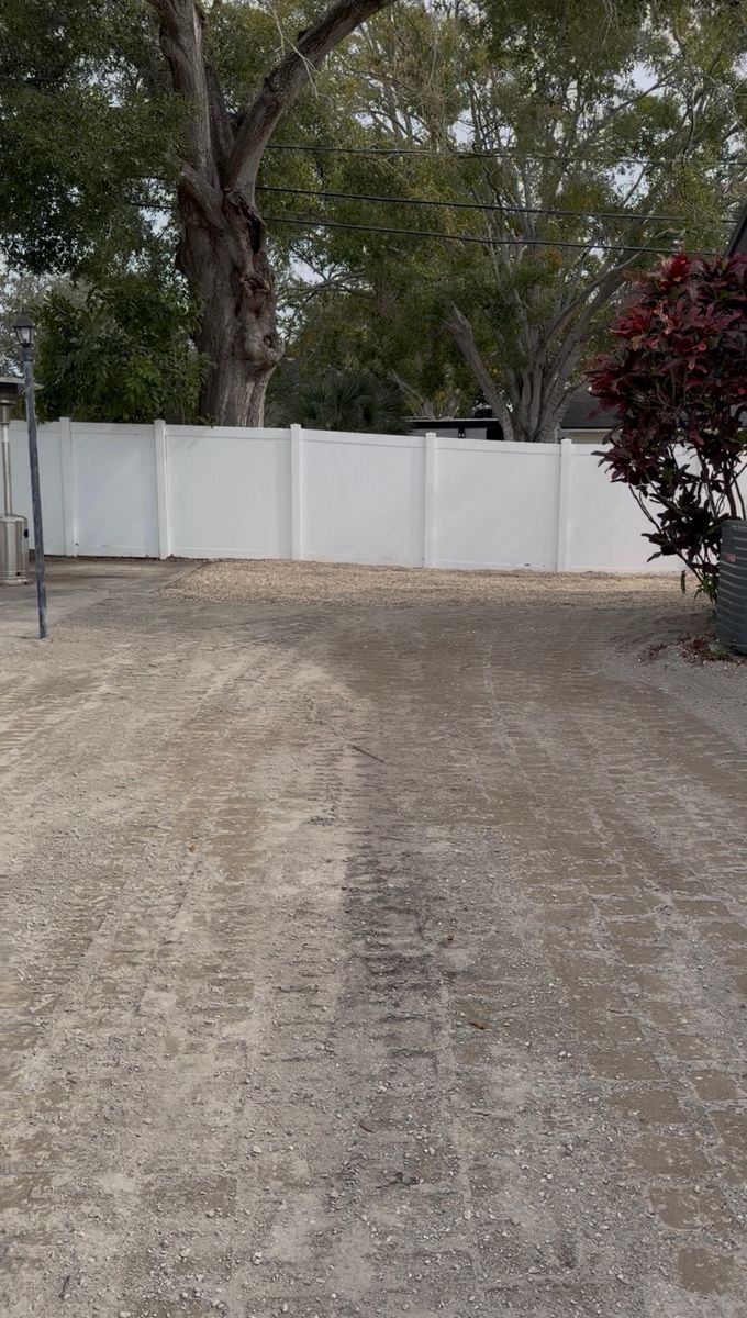 Grading and Leveling for Team Tolson Landscape in Tampa Bay, FL