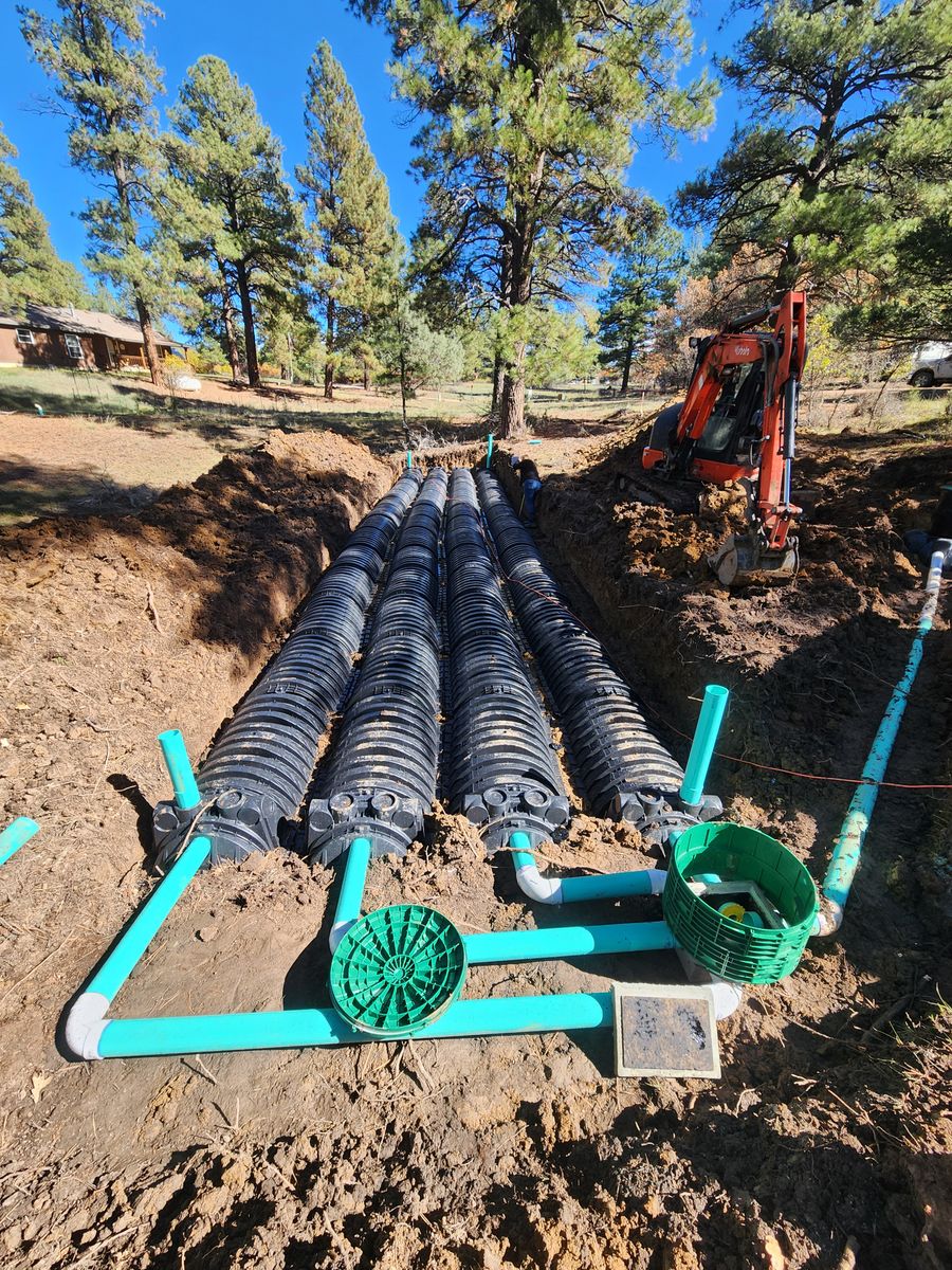 Site Preparation for Markham Septic & Excavation in Pagosa Springs, CO