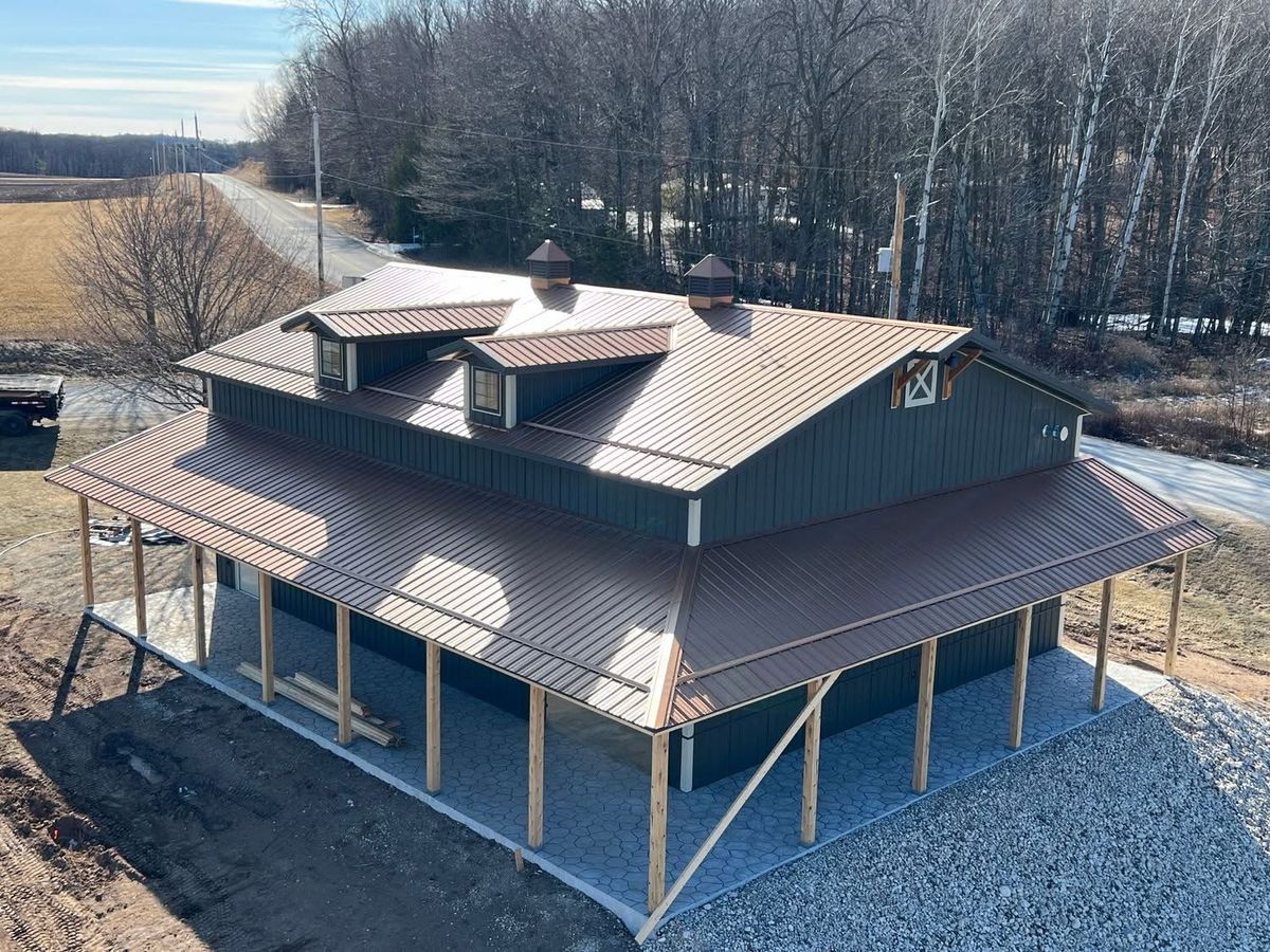 Pole Barn Construction for Lake Ridge Construction LLC in Kiel, WI