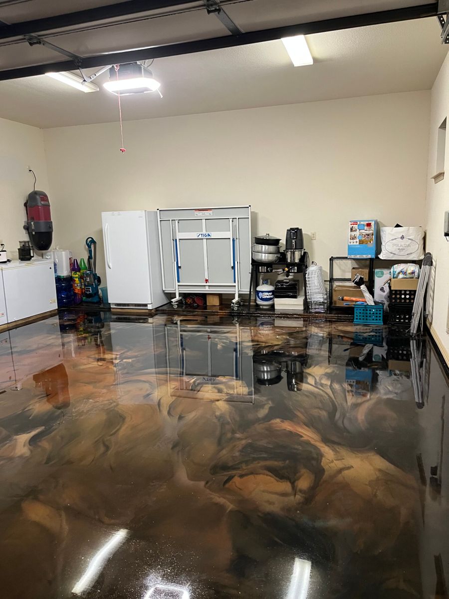 Metallic Epoxy Flooring for VantaCoat Surfaces in Grand Prairie, TX