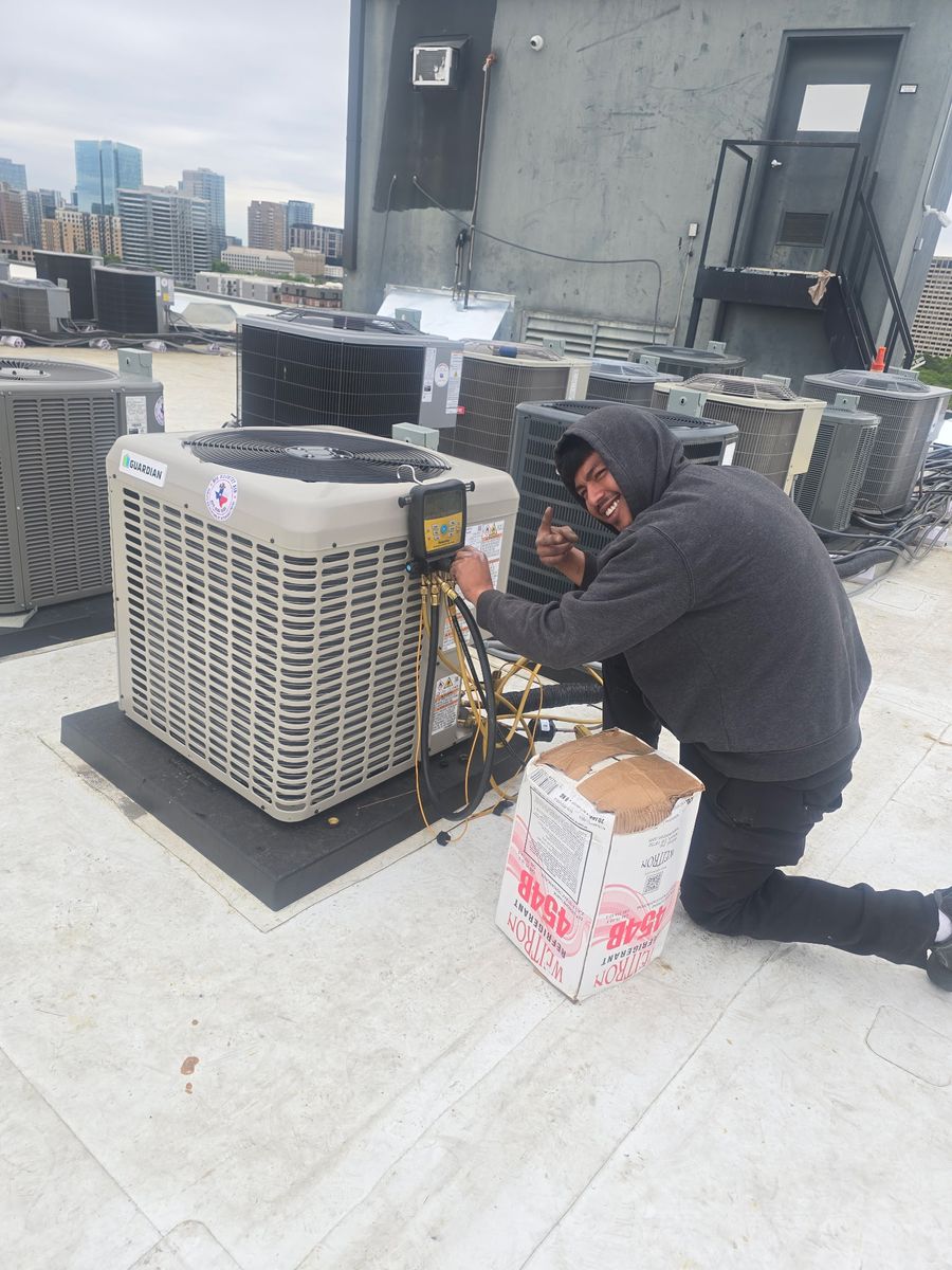 Commercial HVAC Installation for Big Kountry Air in McKinney, TX