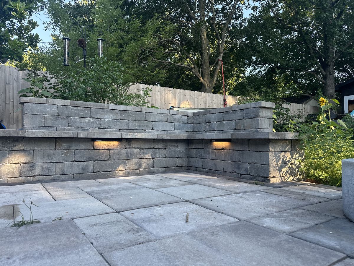 Hardscaping for Atlas Land Design in Creekside Park, TX