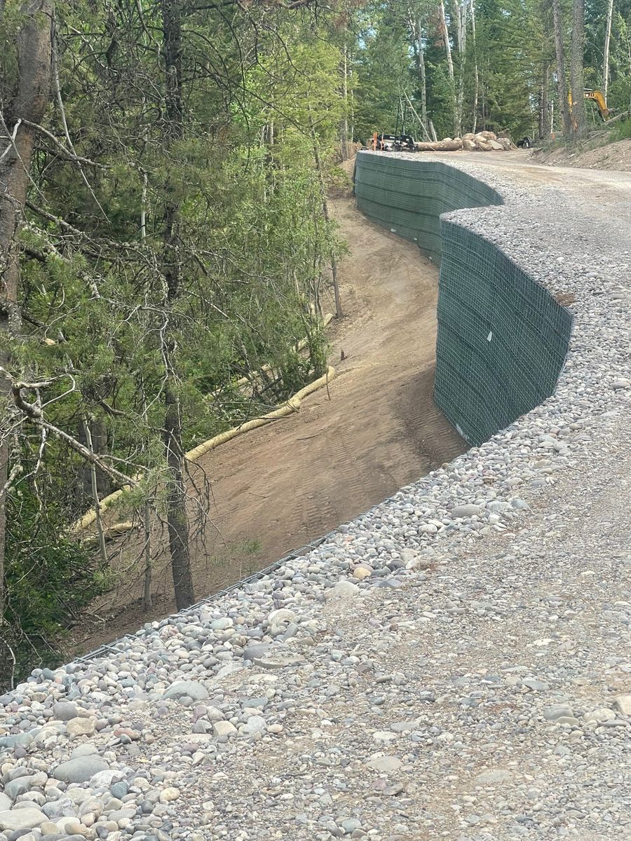 Wall Construction for Hansen Earth Works in Jackson, WY