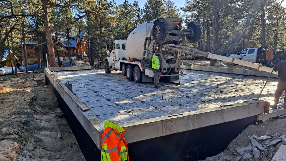 Concrete Slab Construction for Preciado Concrete LLC in Colorado Springs, CO