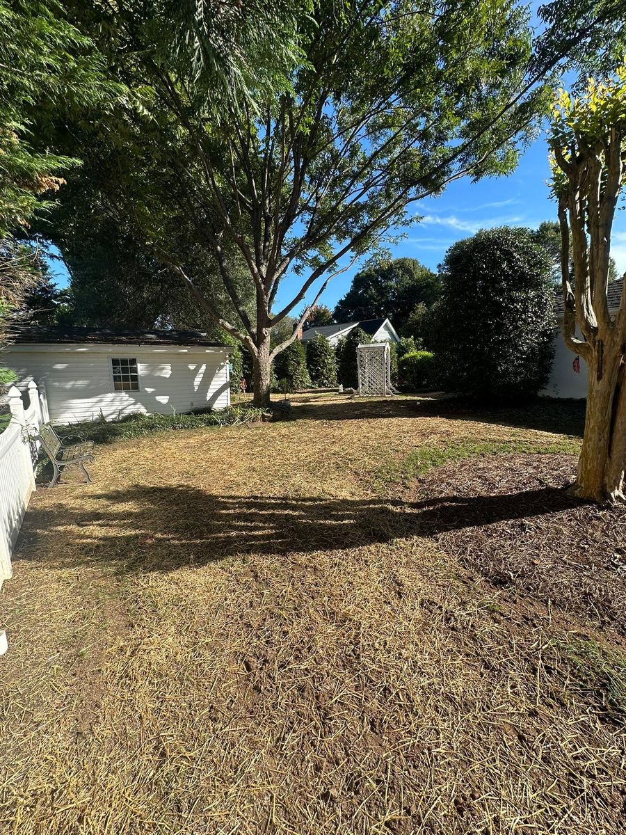 Mowing for Queen’s Landscaping in Kernersville, NC