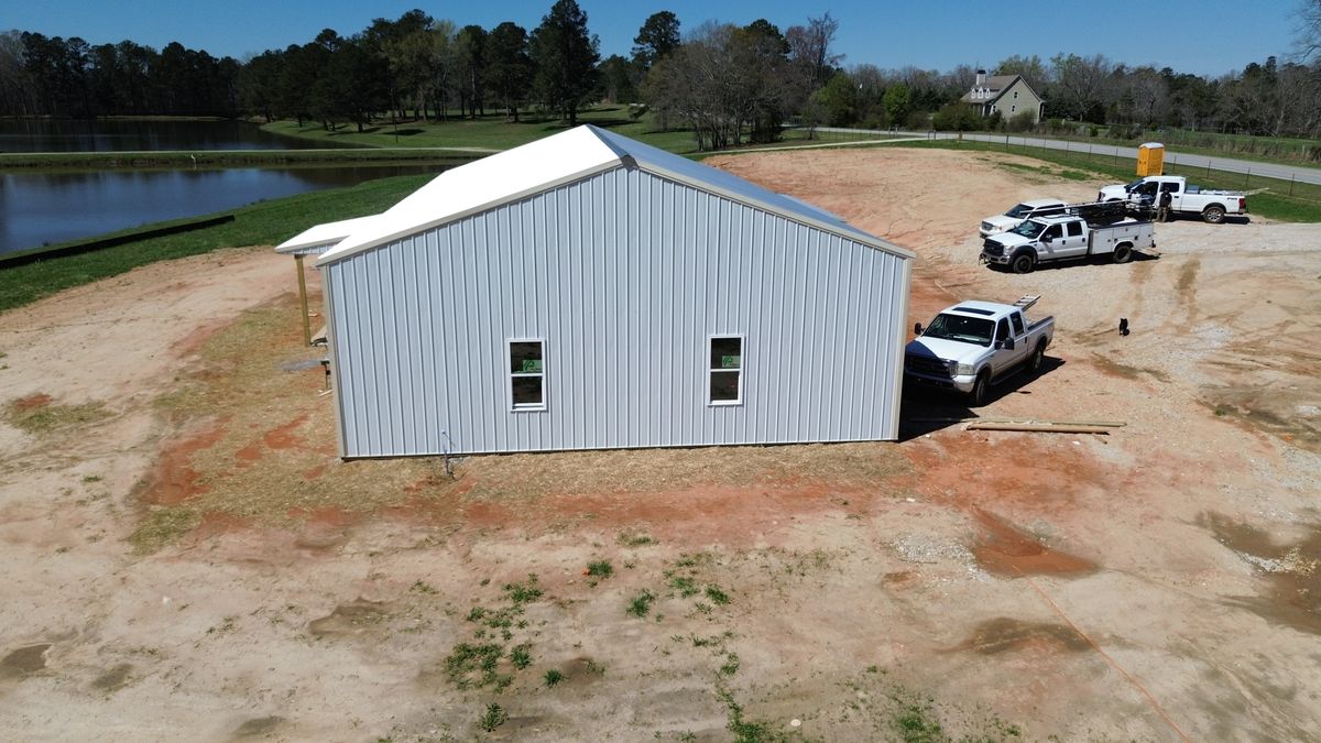 Pole Barn Construction for A Carpenter's Son in Williamson, GA