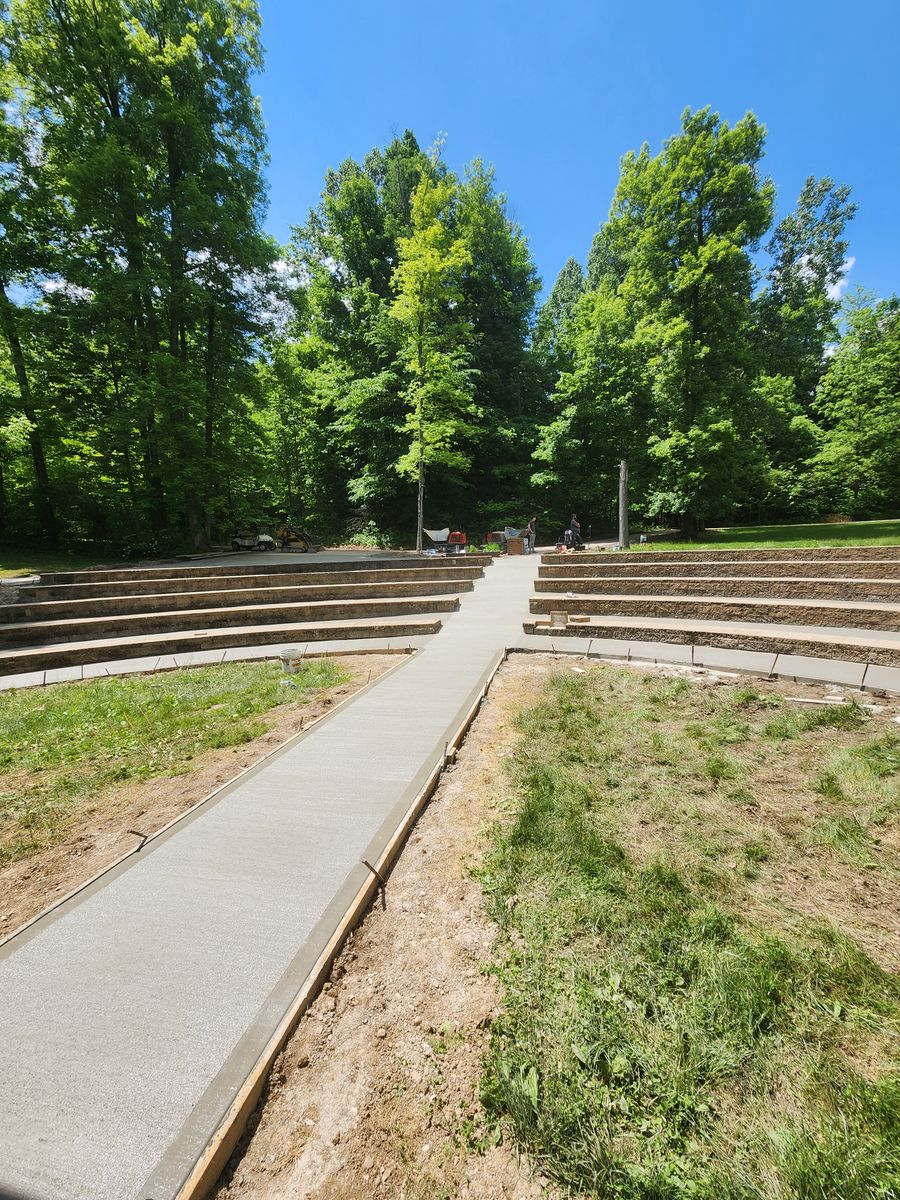Sidewalk Installation for New Edge Concrete in Mount Vernon, OH