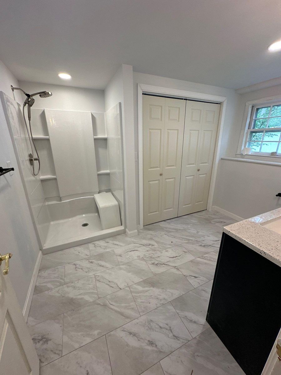 Bathroom Renovation for C&S Remodeling LLC in Hampstead, NH