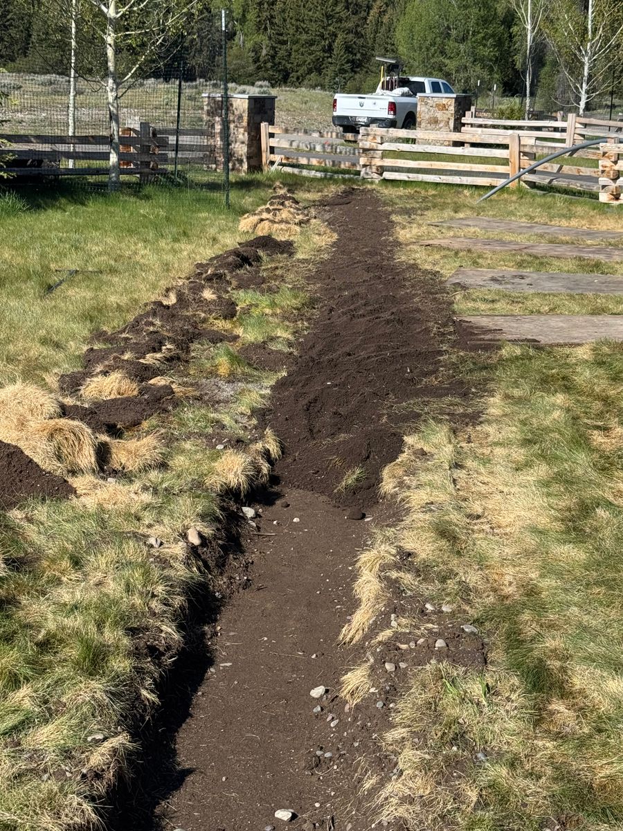 Water Lines for Hansen Earth Works in Jackson, WY