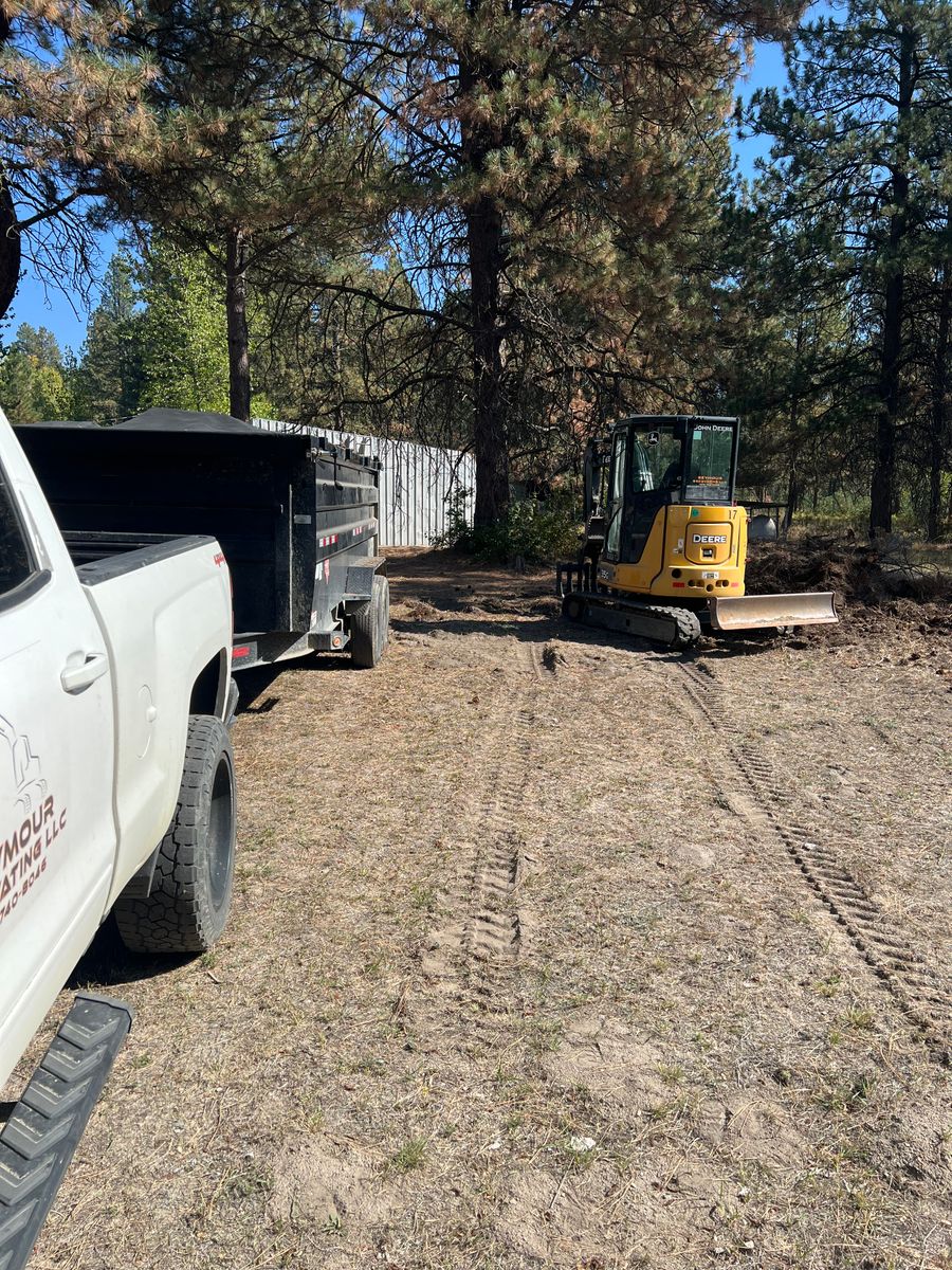 Trenching for Seymour Excavating in Omak, WA