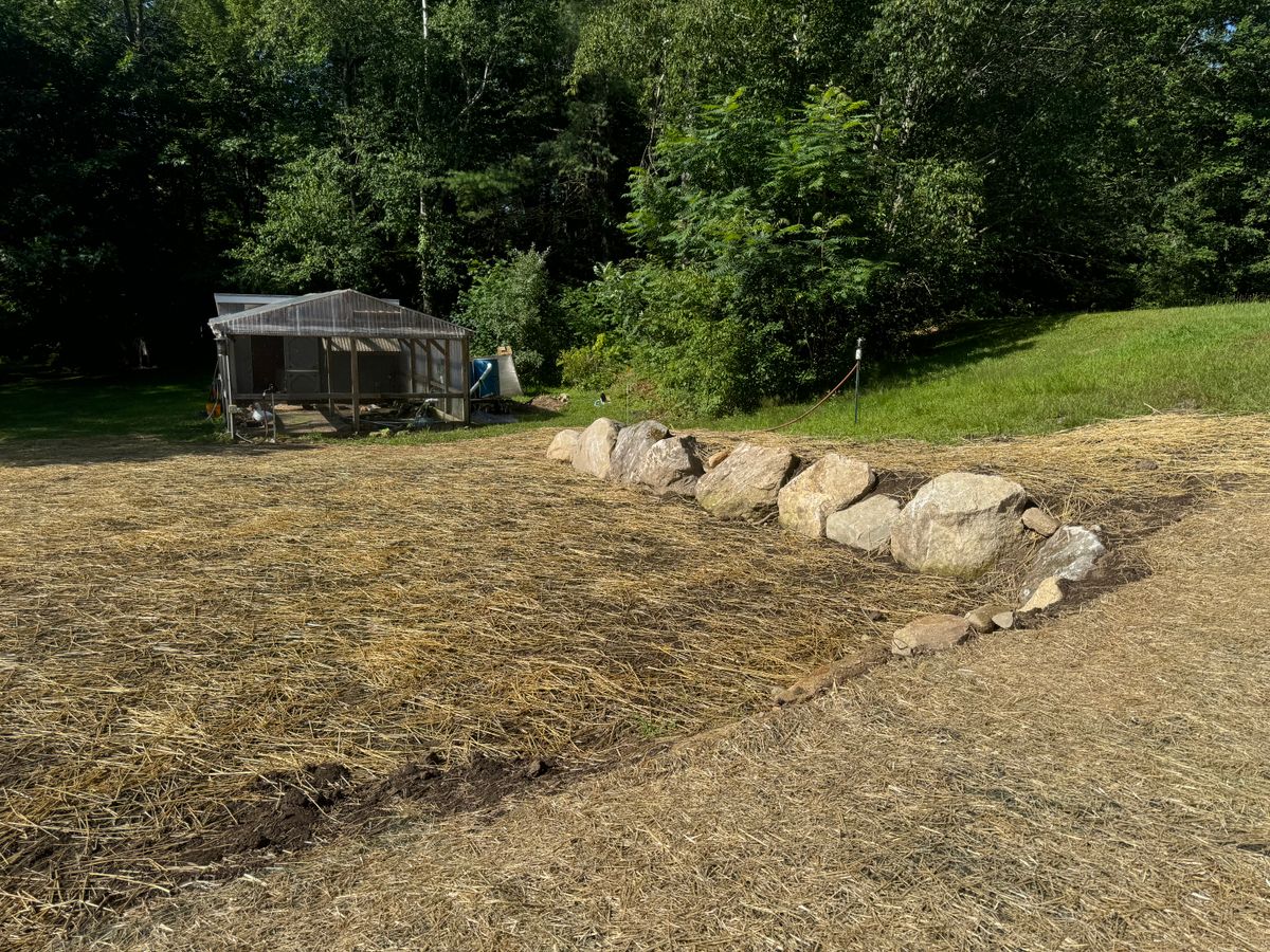 Retaining Wall Construction for Lennon Land Management in Suffield, CT