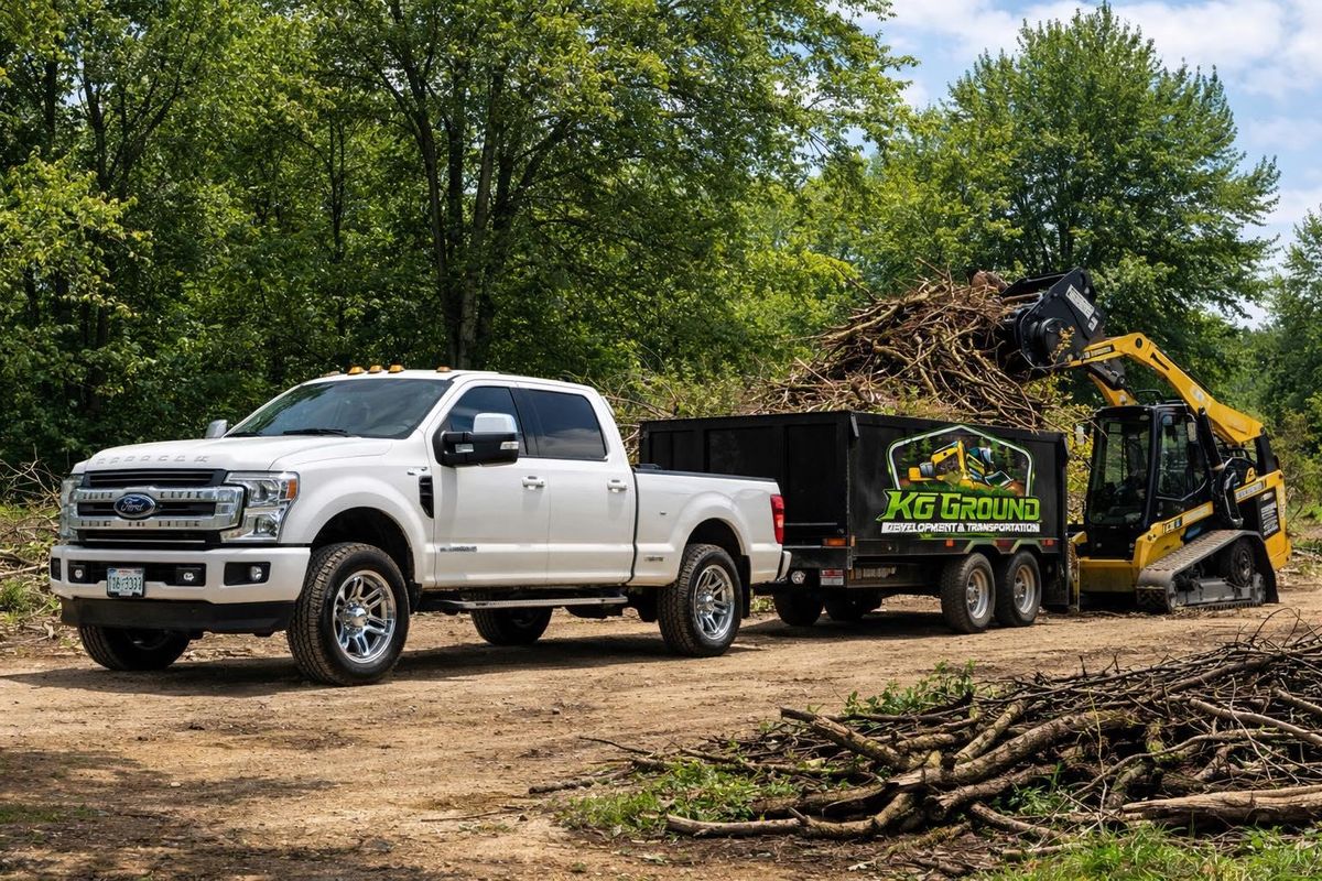 Forestry Mulching for KG Ground Development and Transportation in Newton, IL