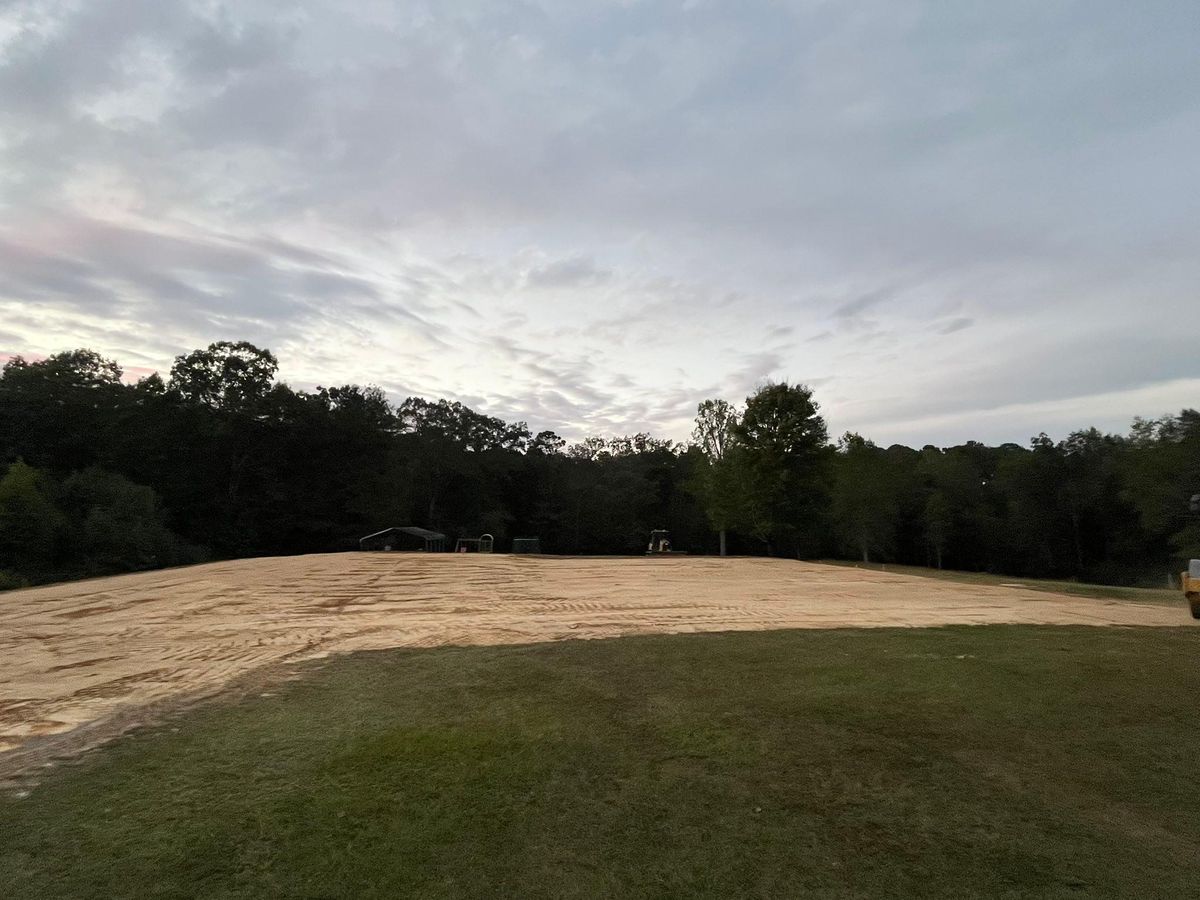 Excavation for Collins Constructors in Fyffe, AL