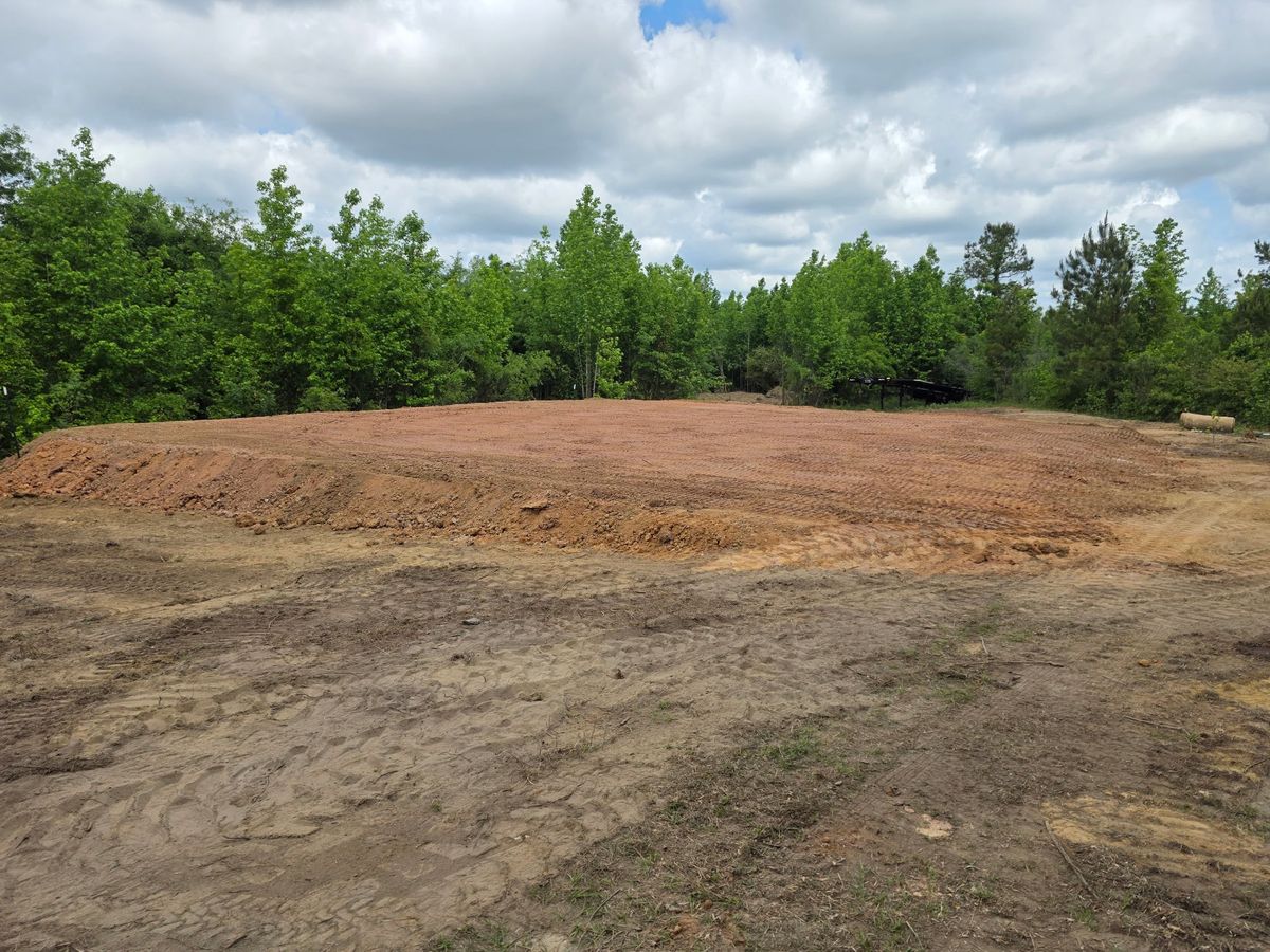 Build Pads for Page Outdoor Services in Wrightsville, GA