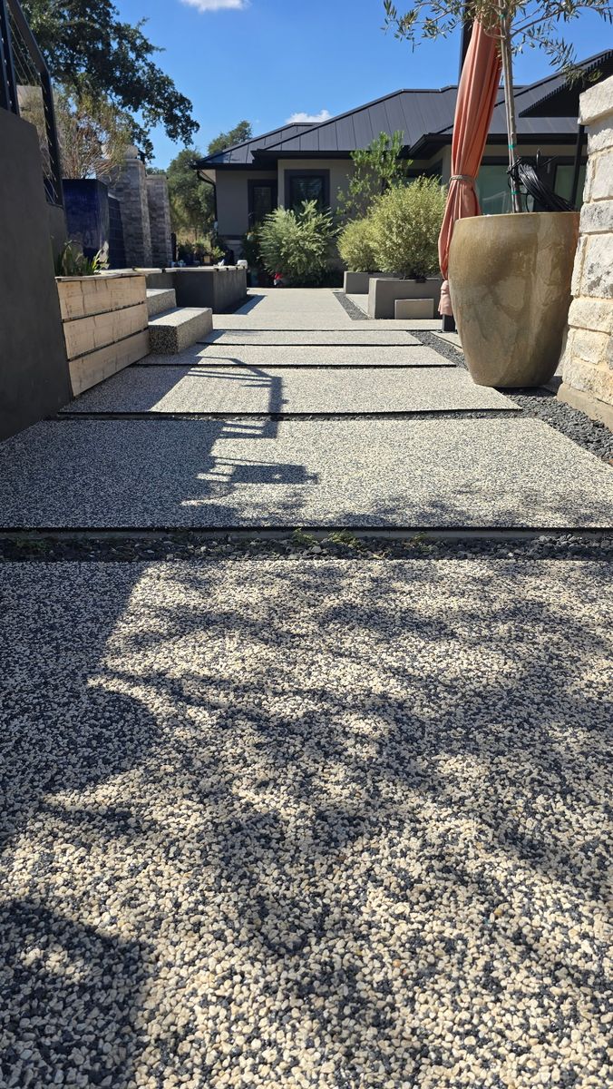 “Tex Stone” Resin Bound Overlay for TEX STONE Resin & Epoxy Coatings in Schertz, TX