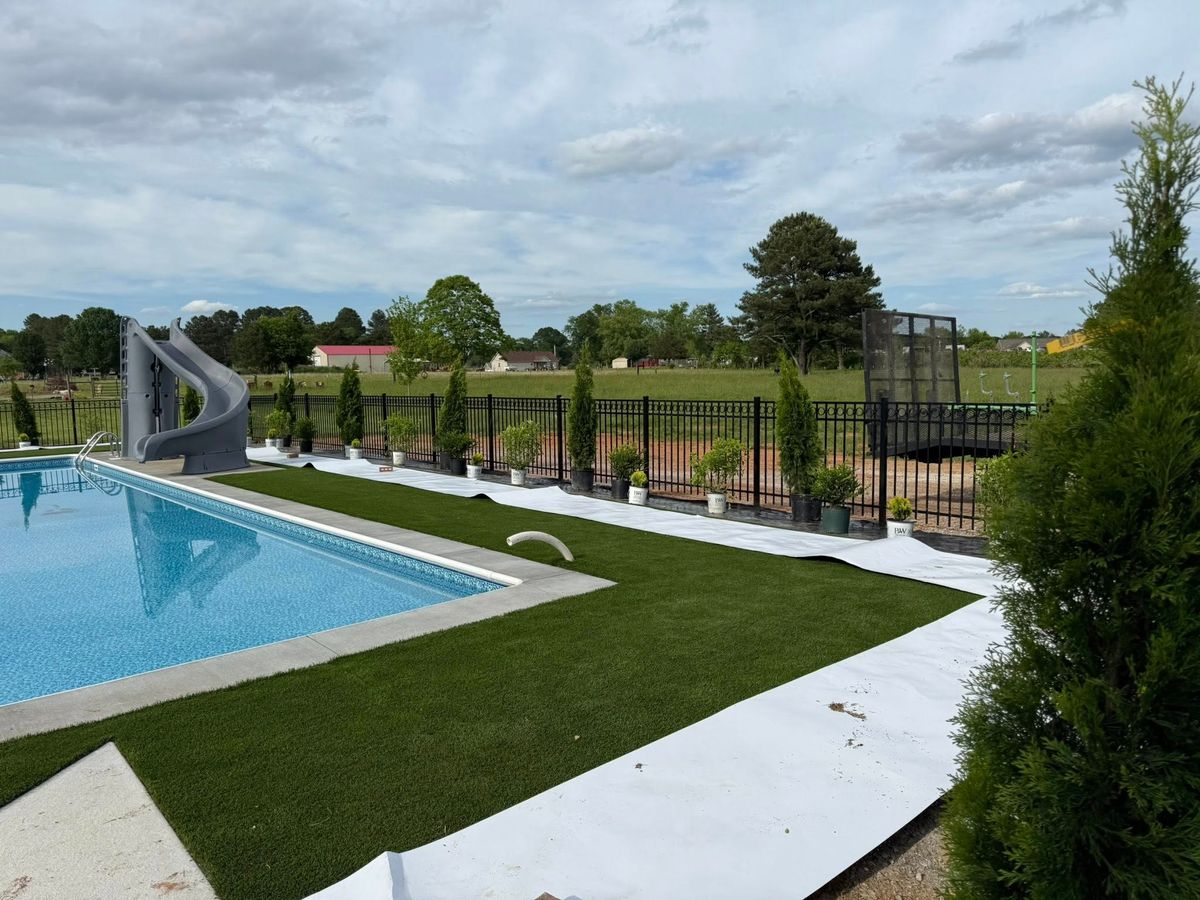Landscape Installation for Gonzales Lawn & Landscapes in Lawrenceburg, TN