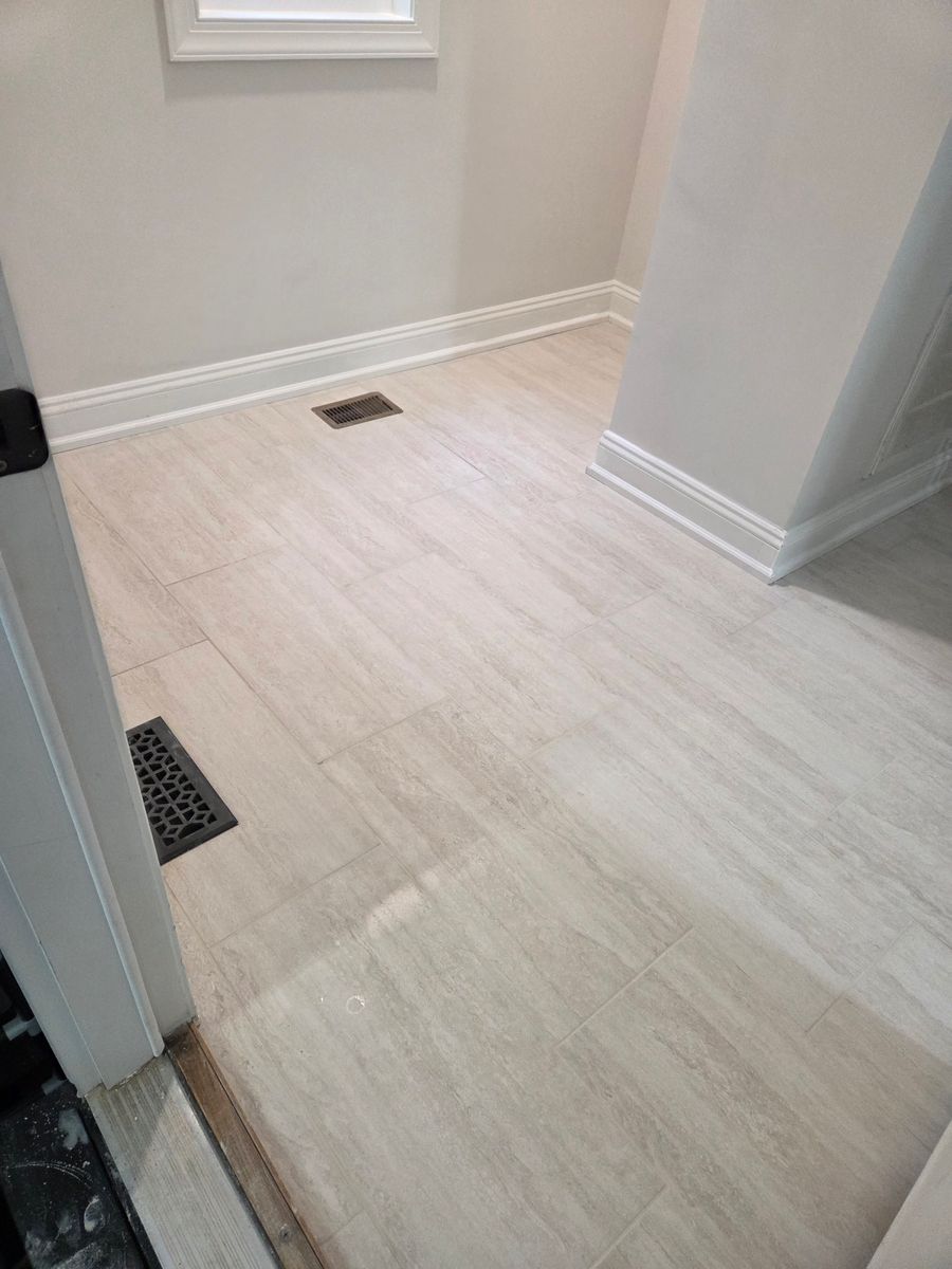 LVP & Tile Floor Installs for Son of a Journey Remodeling in Dallas, NC