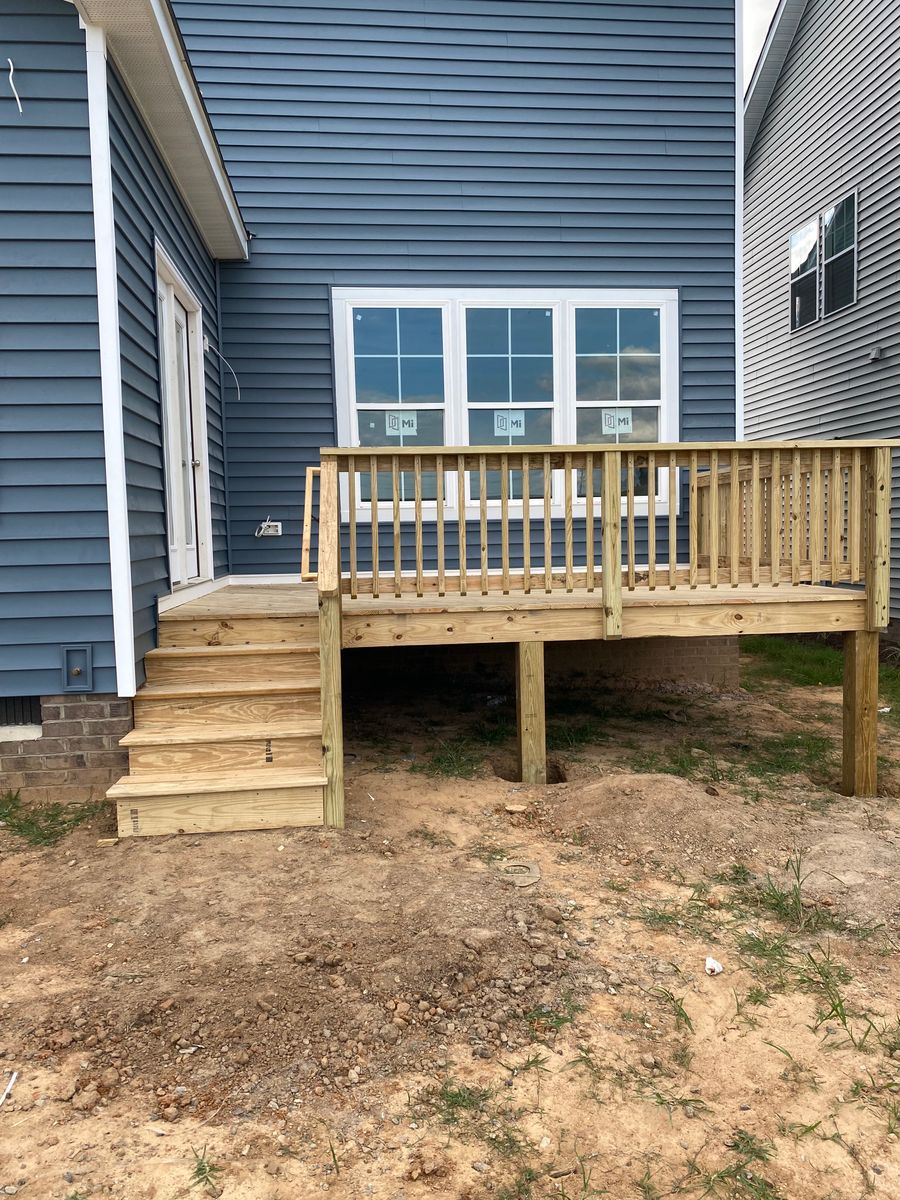 Wood Decks for Lester Contracting LLC in Richmond, VA