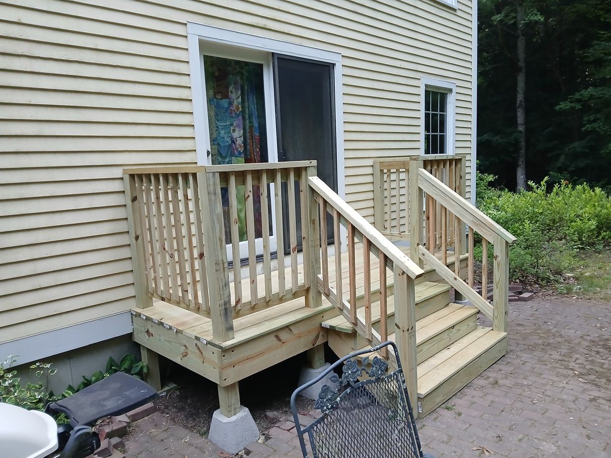 Deck & Patio Installation for TM Handyman Services in Dover, NH