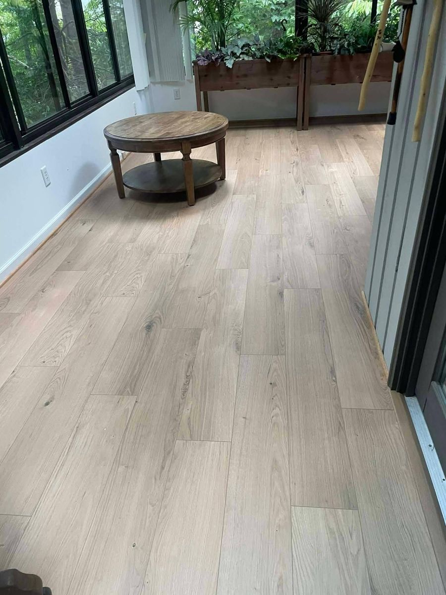 Wood Floor Refinishing for C4 TrueVision Renovations in Asheville, NC