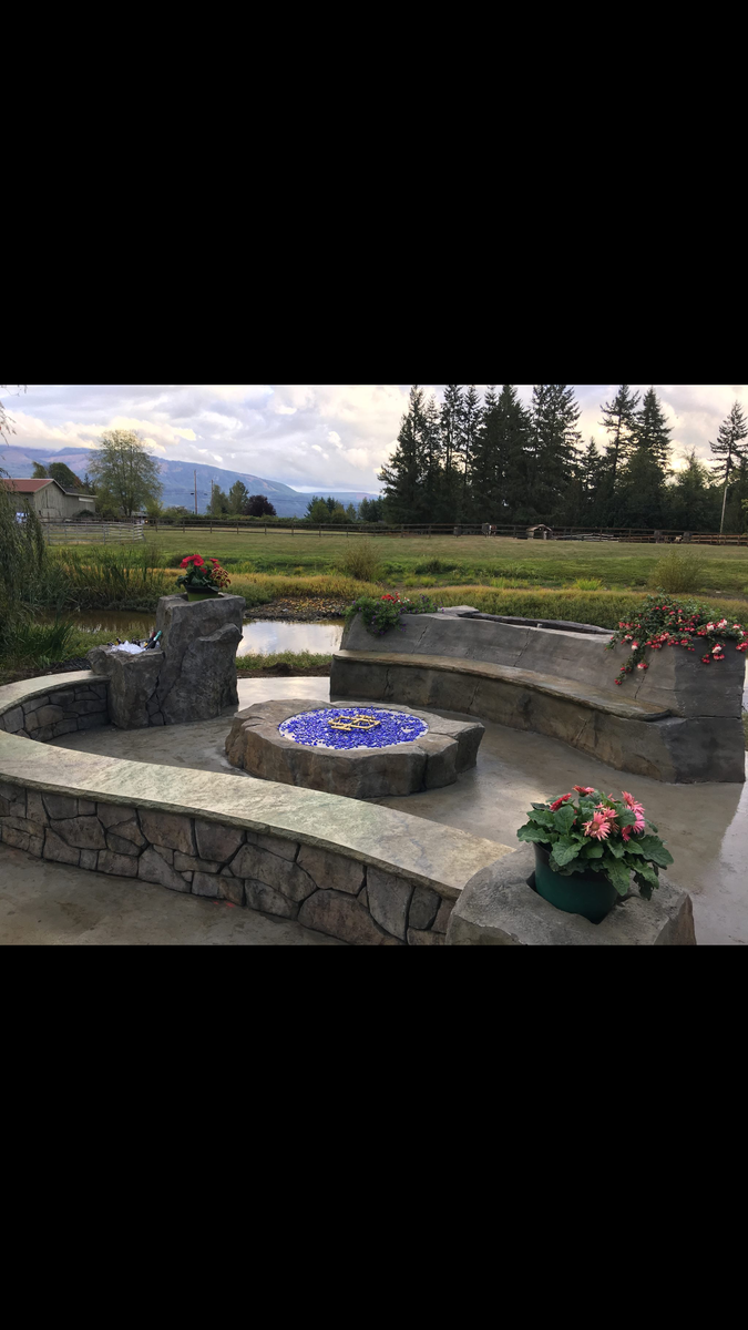 Custom Carved Concrete for Texas Curb N Borders in Houston, TX