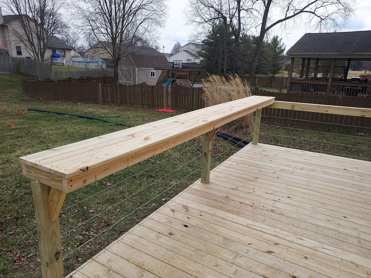 Carpentry for Xtreme landscaping LLC in Zanesville, OH