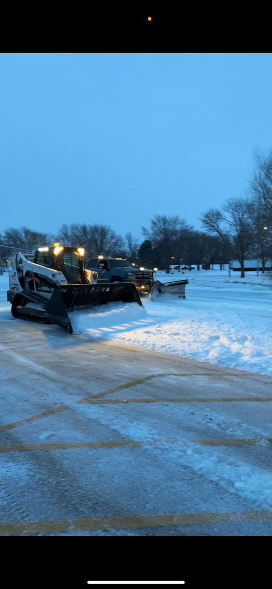 Snow removal for NXT LVL Excavating in New London, MN