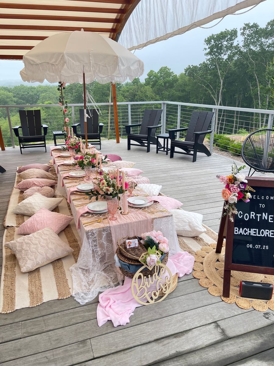 BRIDAL SHOWER / BACHELORETTE PICNIC PACKAGE for Pink Tree Picnic in Hartford, CT