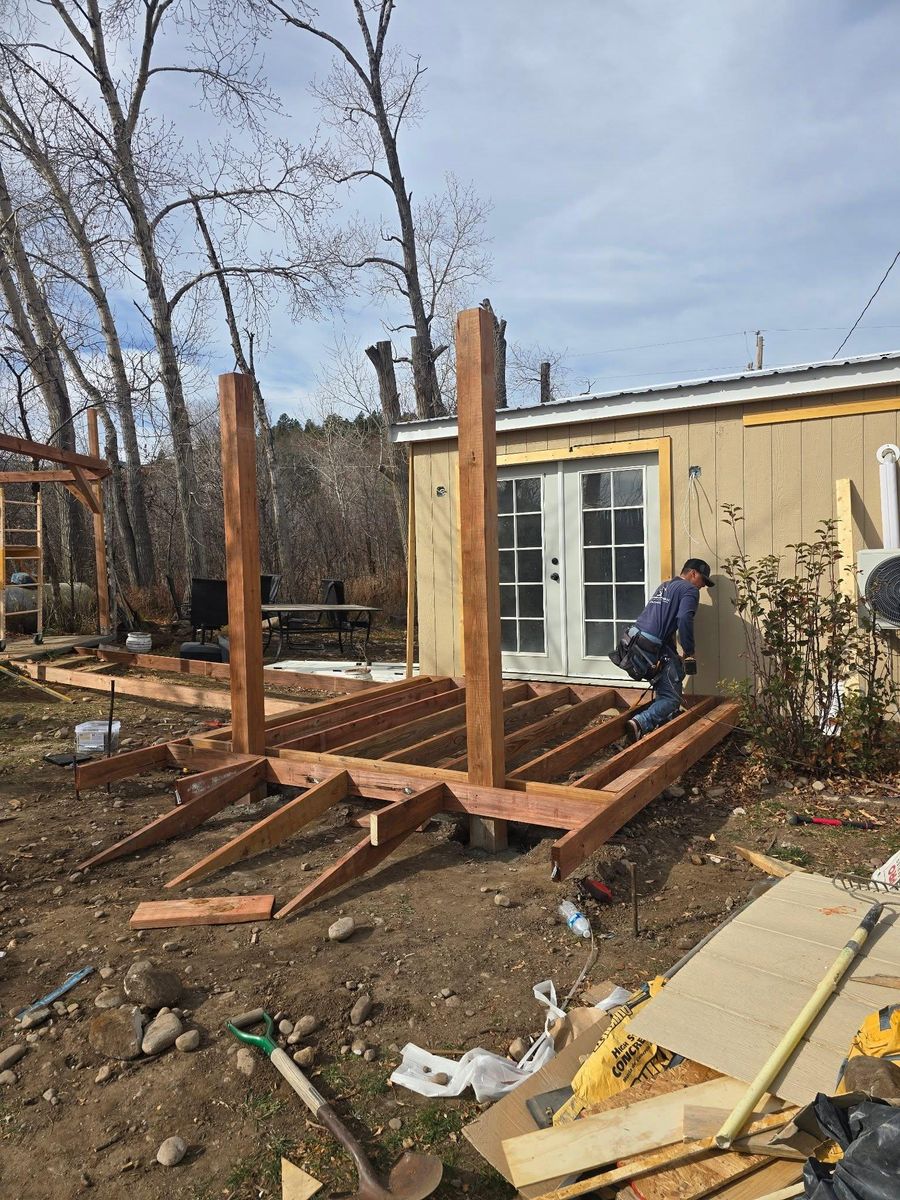Excavation for Aragon Handy Works in Ranchos de Taos, NM