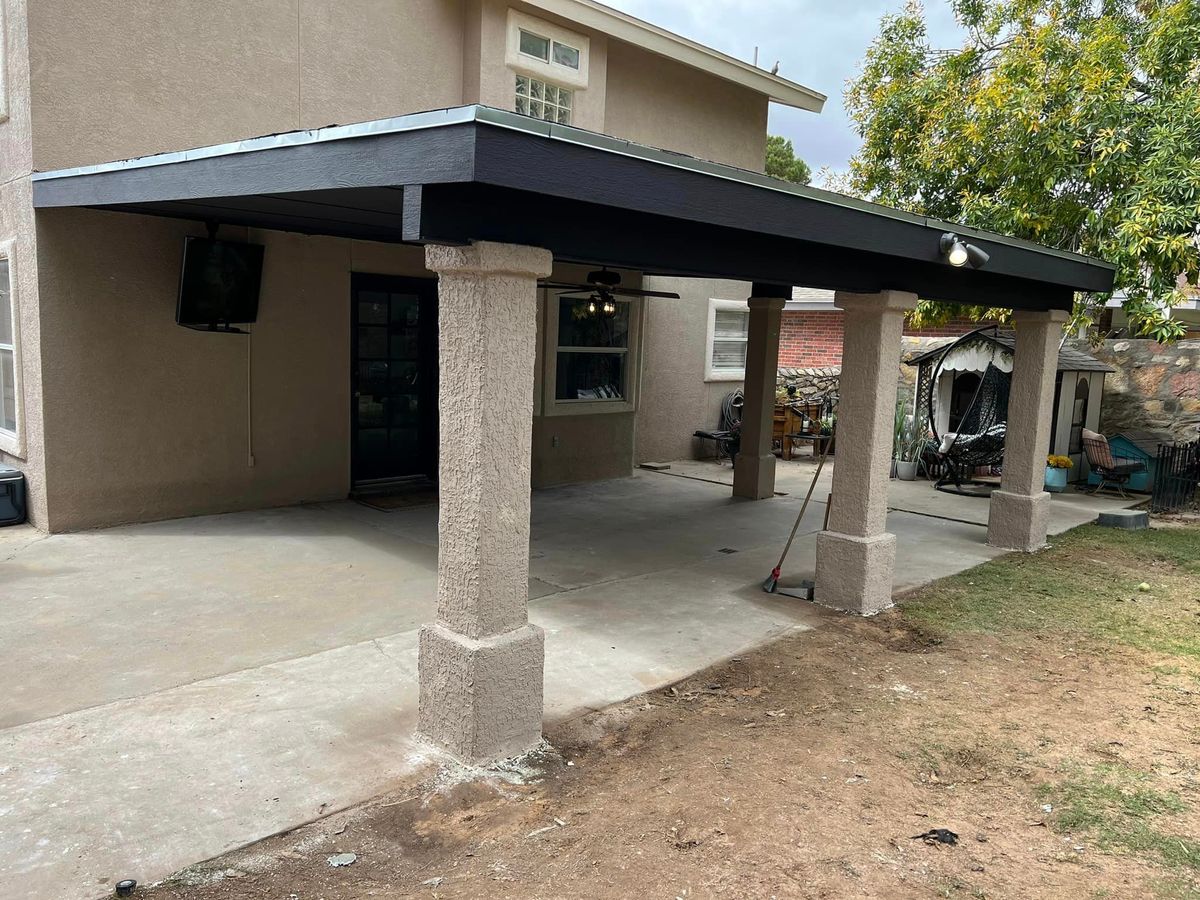 Patio Design & Construction for L&S Contractors in El Paso, TX