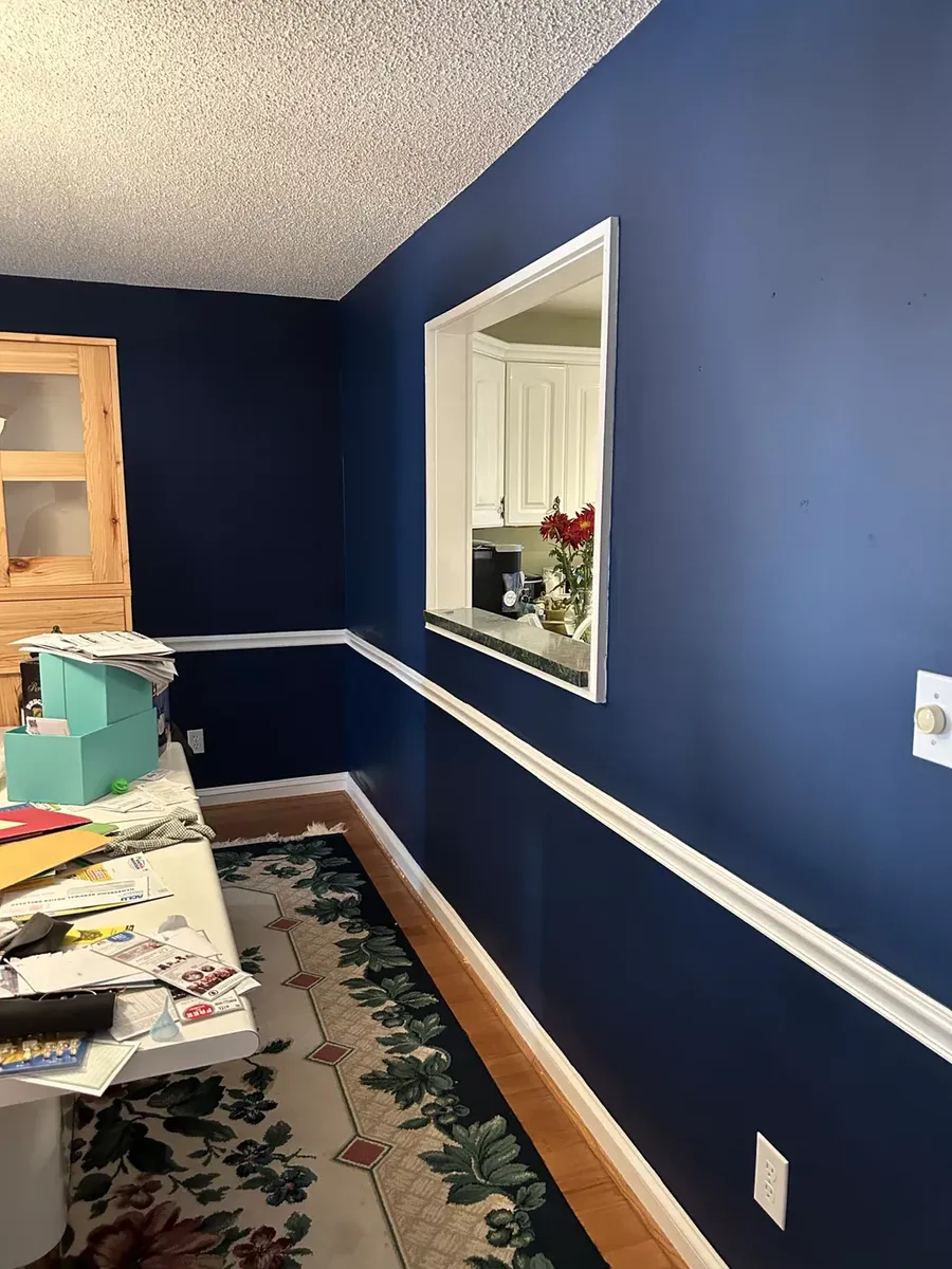 Interior painting •| ceilings|walls|trim | doors | for Reyes Homes Services in Bluffton, SC