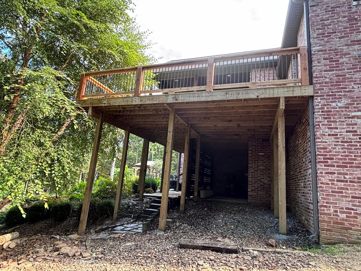 Deck and Patio Construction for Natural State Deck Builders in Pea Ridge, AR