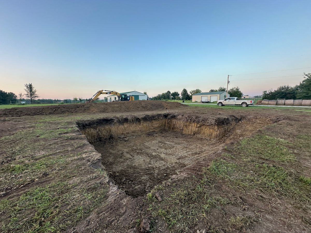 Dirt Work for Crump Construction & Roofing, LLC  in Urich,  MO