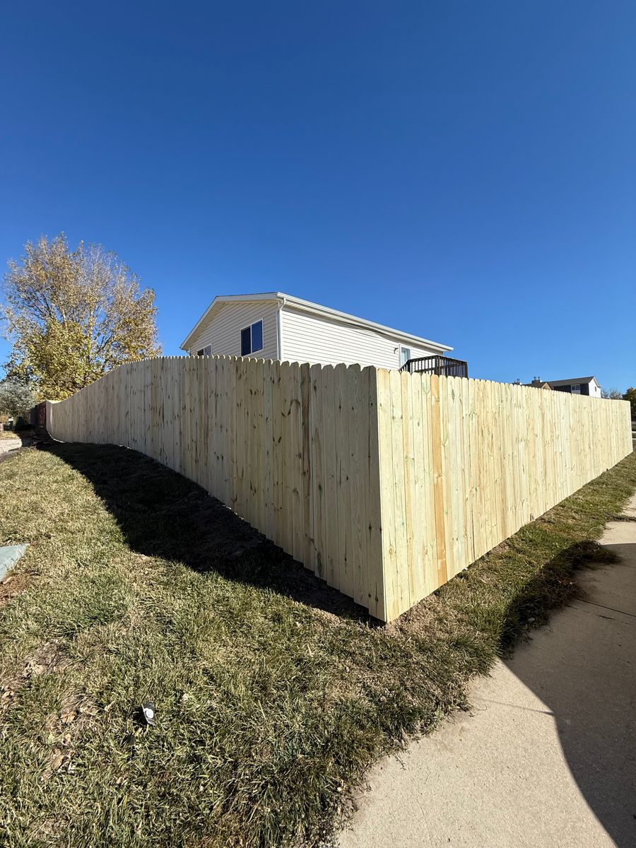 Fence Installation for DS Industries in Gillette, WY