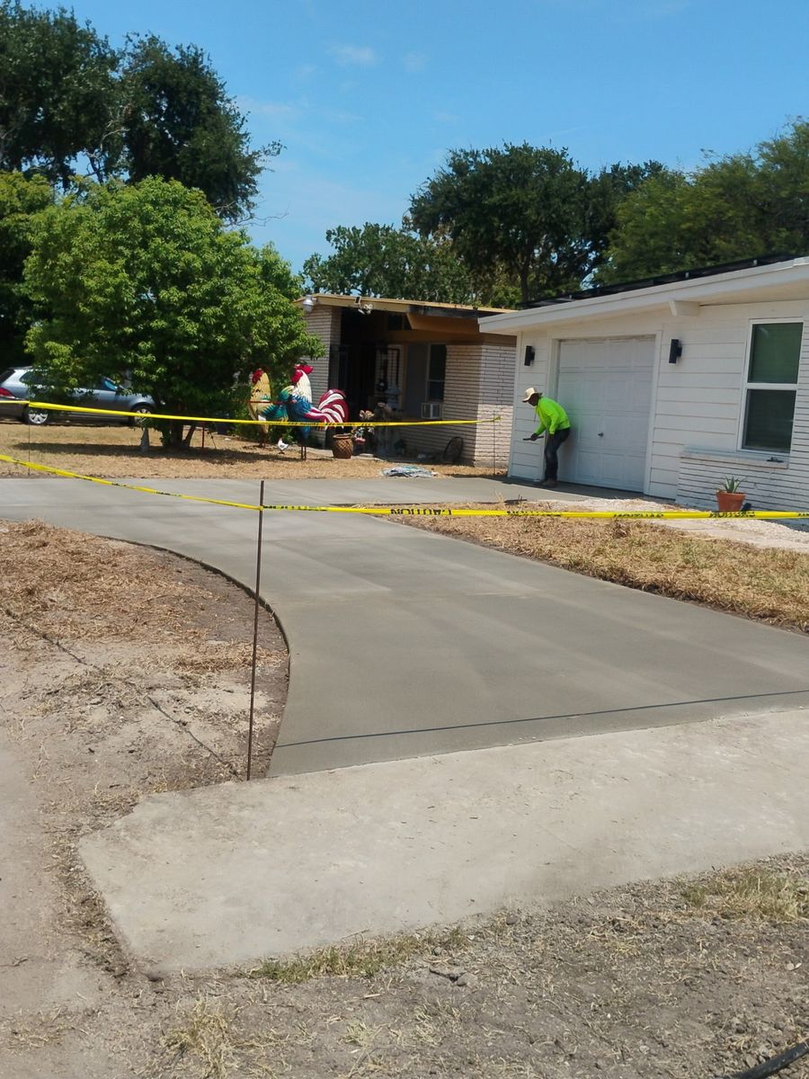 Concrete Flatwork for Keen Decorative Concrete in Corpus Christi, TX