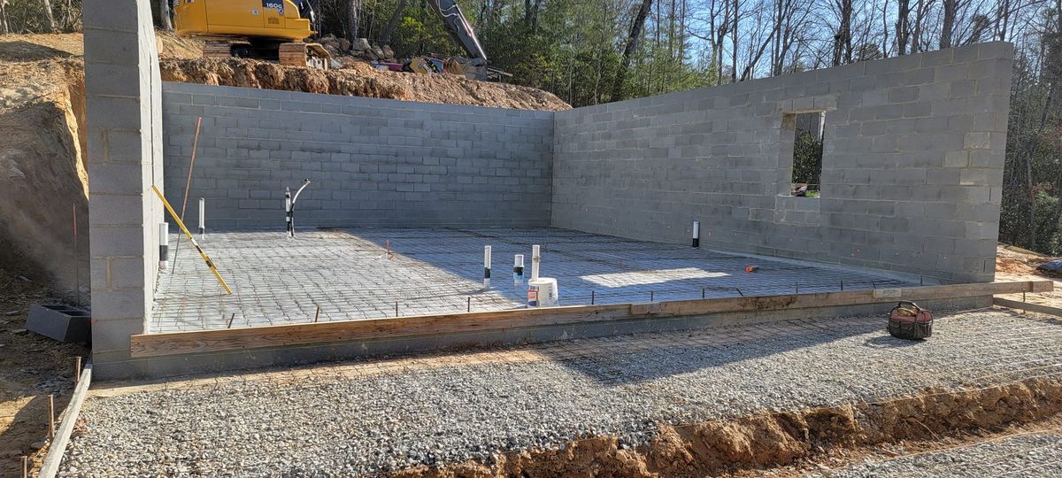 Grading and Clearing for JV Hardscape & Construction in Hendersonville, NC