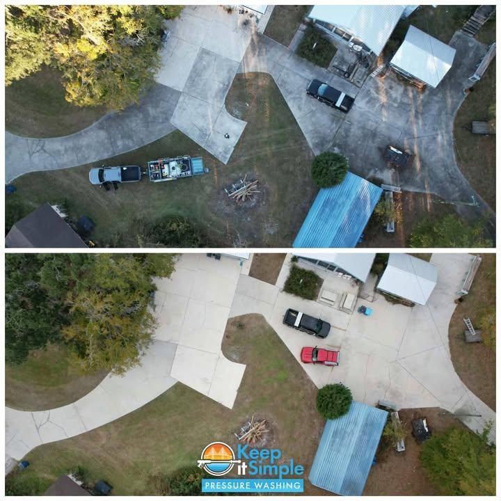Concrete Cleaning for Keep It Simple Pressure Washing in Brunswick, GA