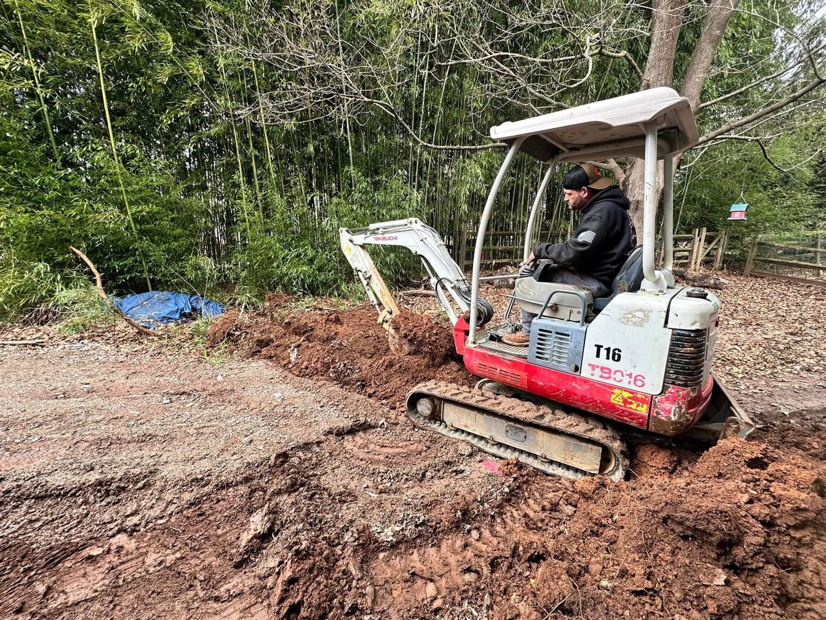 Excavating & Sewer/Water Install for Doxa Construction Inc. in Royersford, PA