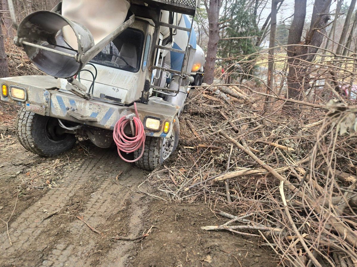 Foundation Digging for MJS Excavating in Hardwick, MA