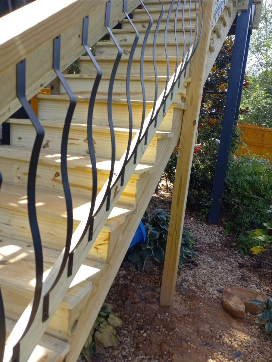 Deck Construction for All Out Construction in Atlanta, GA