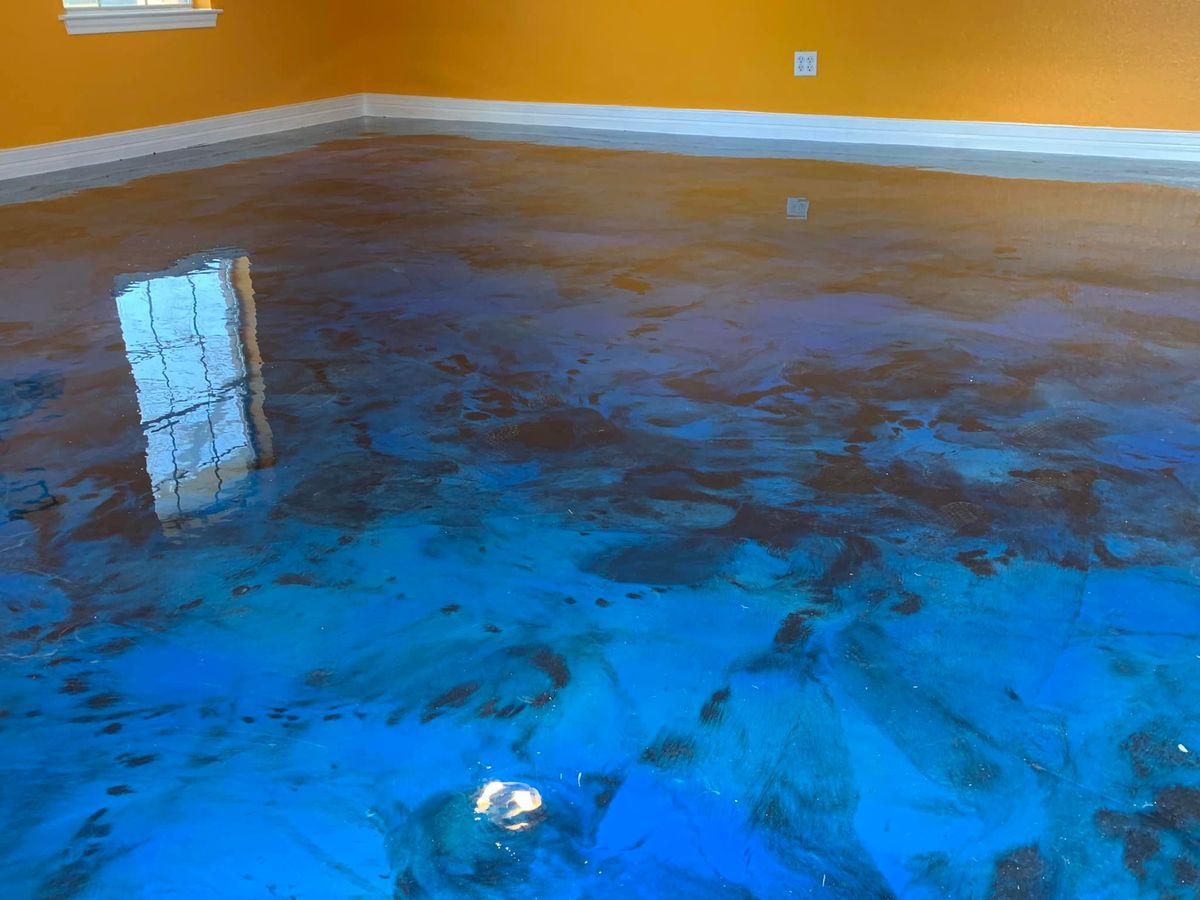 Epoxy Flooring for Axba Professional Painting & Construction in Dallas, TX